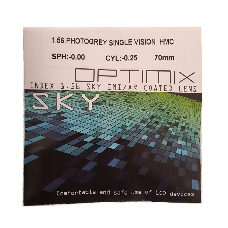 Optimix Sky 1.56 HMC Photochromic Brown