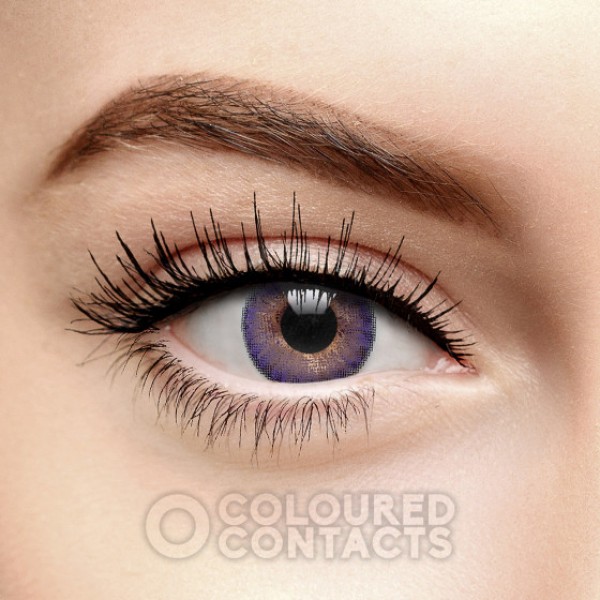 FRESHLOOK COLORBLENDS AMETHYST COLOURED CONTACT LENSES