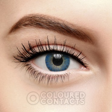 FRESHLOOK COLORBLENDS BLUE COLOURED CONTACT LENSES