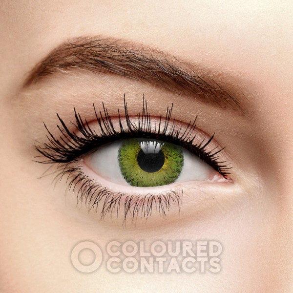 FRESHLOOK COLORBLENDS GEMSTONE GREEN COLOURED CONTACT LENSES